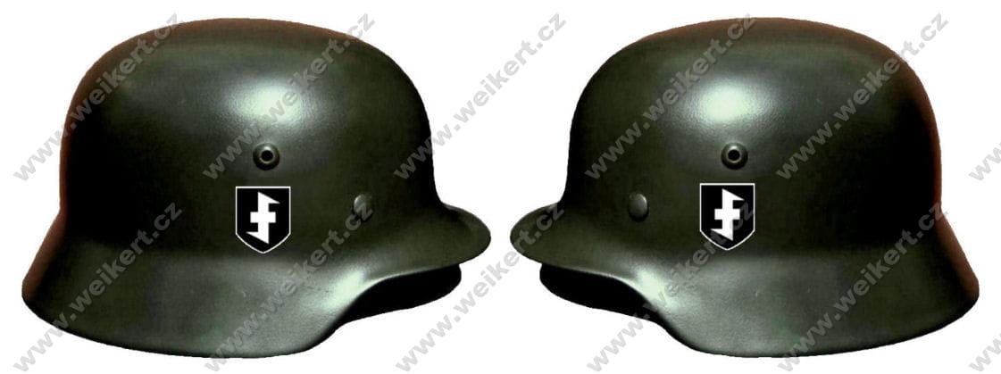 DEC33 - Vodné obtlačky pre nemecké prilby - Holandské Weer Afdeelingen - Vojenské zberateľské predmety