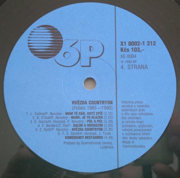 FEŠACI Hvězda Countryon 1985-1990 6P 2LP - LP / Vinylové desky