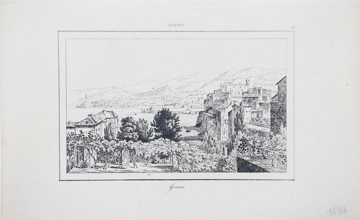 Genua, Le Bas, oceloryt 1840
