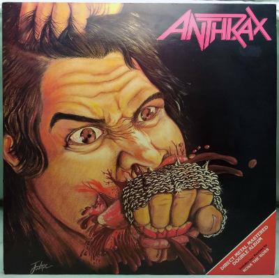 Anthrax – Fistful Of Metal 1989 UK press Vinyl 2LP
