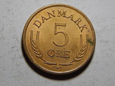 Dánsko 5 Ore 1964 CS XF č24320