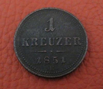 1 krejcar 1851 B
