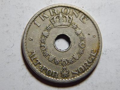 Norsko 1 Krone 1925 XF č24173