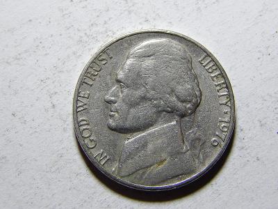 USA 5 Cents 1976 XF č12505