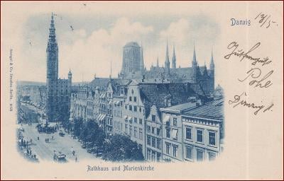 Gdansk (Danzig) * pohled na část města * Polsko * Z261