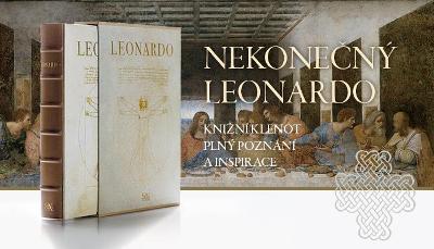 Exkluzivní aukce - Kniha Nekonečný Leonardo - Vezzosi + Sabatová