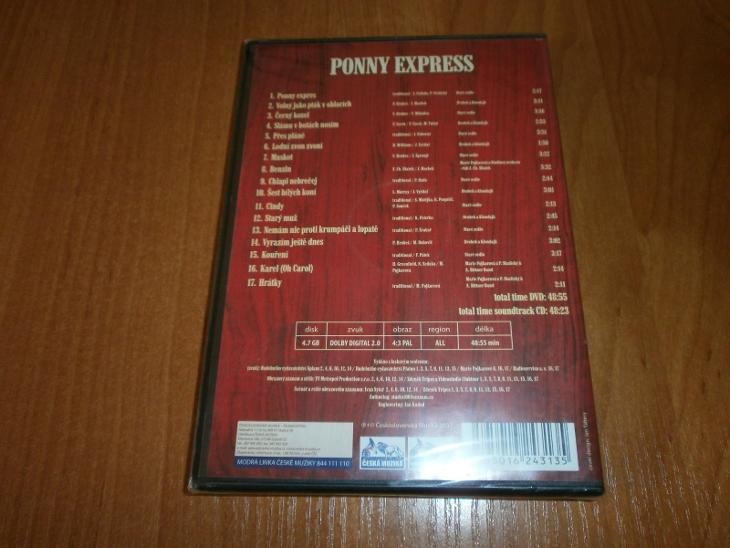 CD+DVD Ponny Express-Country N.1 /zabalené/