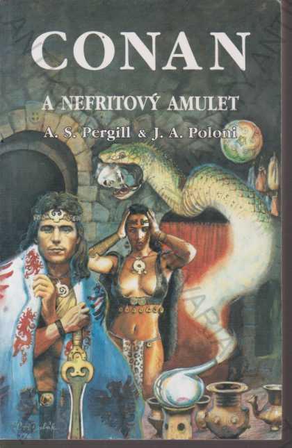 Conan a nefritový amulet A. Pergill J. Poloni 1996 - Knihy