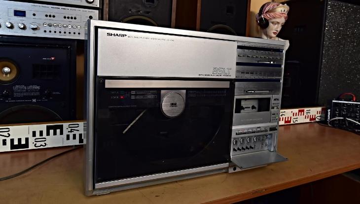 Vertikální gramofon SHARP VZ-3500 LINEAR TRACKING - UNIKÁT (178204) - TV, audio, video