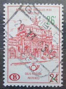 Belgie 1963 Nádraží v Bruselu, balíková přetisk Mi# 55 0366