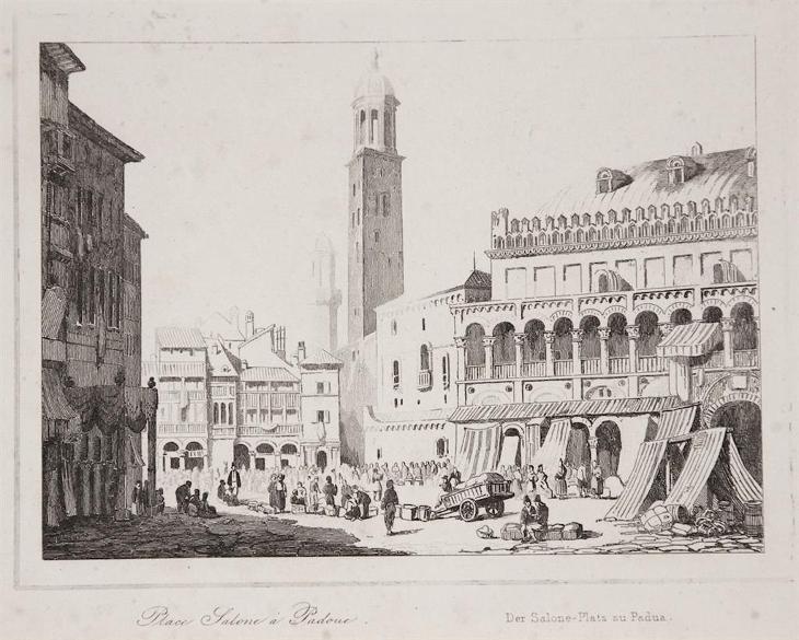 Padua, Le Bas, oceloryt 1840 - Antikvariát