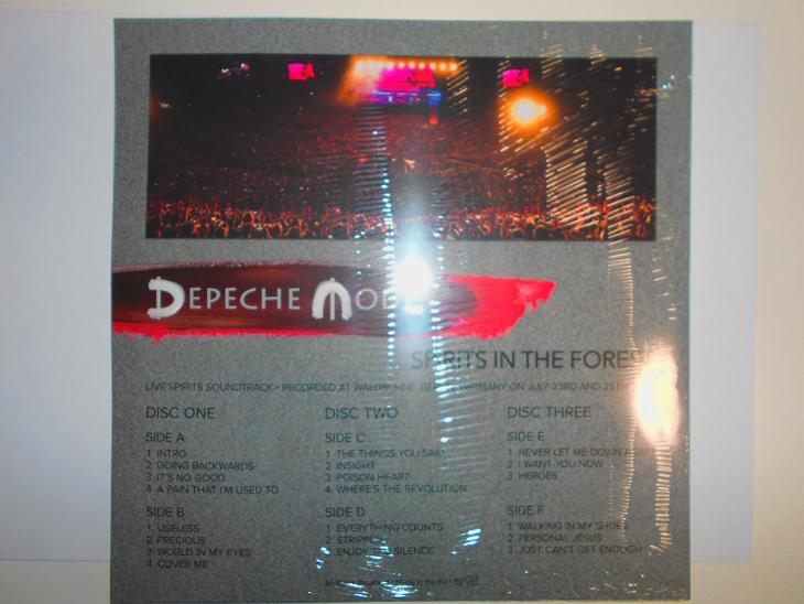 DEPECHE MODE - SPIRITS IN THE FOREST - 3LP - BLUE + BOOKLET ! 		 	
