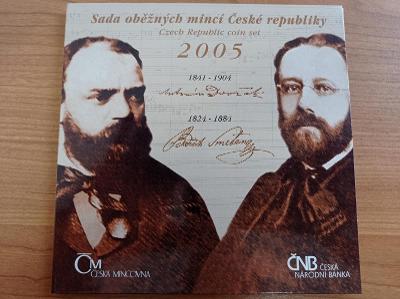 Sada oběžných mincí 2005 Dvořák a Smetana