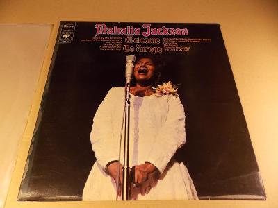 Jackson Mahalia WELCOME TO EUROPE 1969 LP CBS Holland stereo