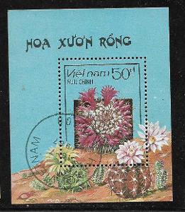Vietnam 1875 (Block 58) - kaktusy