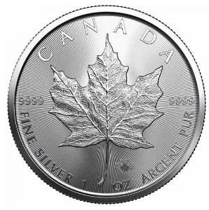 Stříbrná mince Javorový list (Maple Leaf) 1 oz 2021