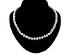 Perlový koliér 45cm- 14kt zapínání - Starožitné šperky