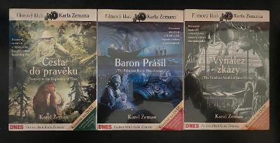 3 DVD Karla Zemana Baron Prášil, Cesta do pravěku a Vynález zkázy