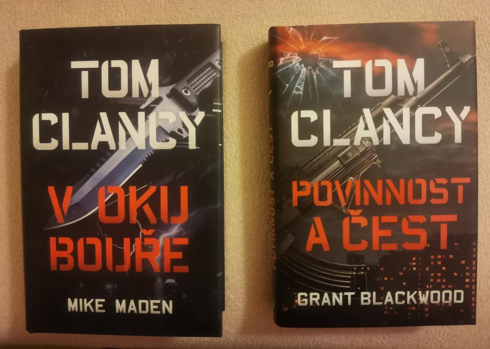 2 x Tom Clancy - V Oku Búrka / Povinnosť a Česť - Knihy