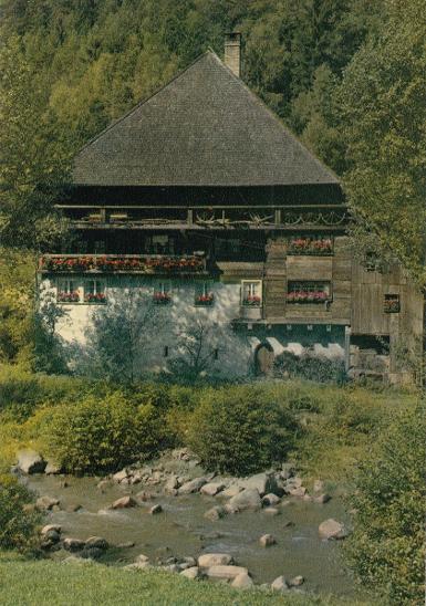 Německo - SCHWARZWALDHAUS - chalupa - r. 1967 - Pohlednice