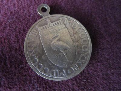 Medaile, královna Wilhelmina Nizozemská, 1898 - 1923
