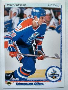 Peter Eriksson #Rookie#145 Edmonton Oilers 1990/91 Upper Deck