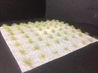 Modelová tráva trsy 4,5 mm Světle zelená
