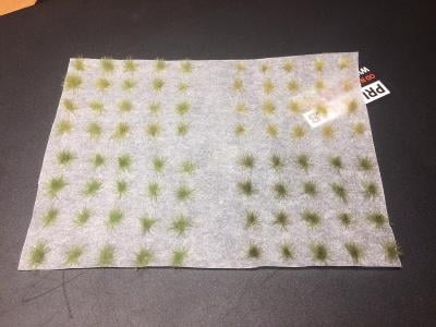 Modelová tráva trsy 4,5 mm čtyřbarevný set