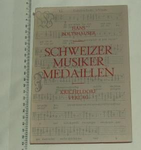 Schweizer musiker medaillen - H. Boltsahuser - medaile hudba