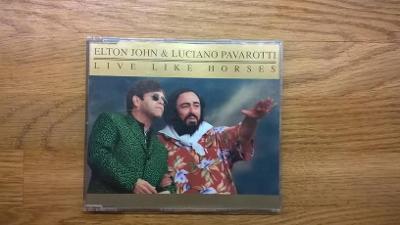 CD Single Elton John & Luciano Pavarotti – Live Like Horses