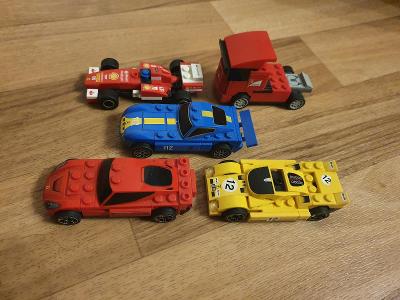 Ferrari 3×auto,formule,Tahač lego (5×set-mini auta lego)