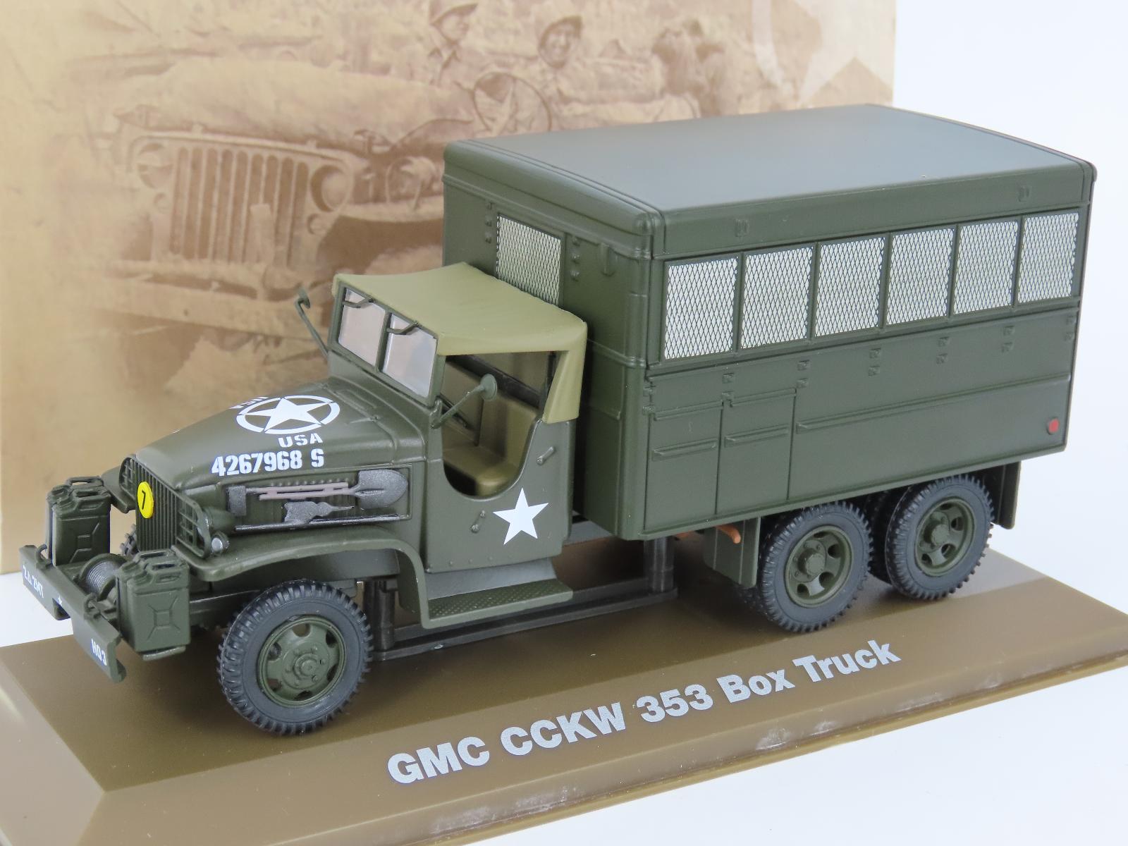 Camion GMC Box Camion Shelter Officina Militare Atlas 1:43 atlas Militare 