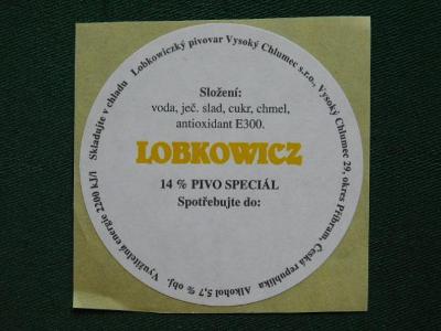 PE - Pivovar - Vysoký Chlumec - okres Příbram (samolepka)