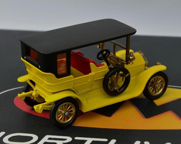 Y5-C/2 PEUGEOT 1907 - žlutý + box F - Modely automobilů