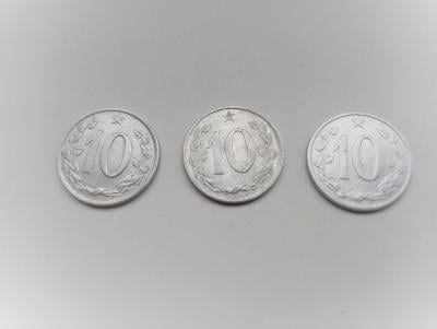 10 haléře1962-1964-1968