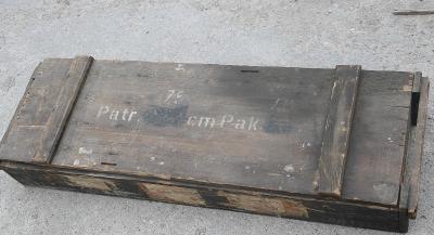 Deutsche Wehrmacht municni  krabice PAK 40 7,5 CM