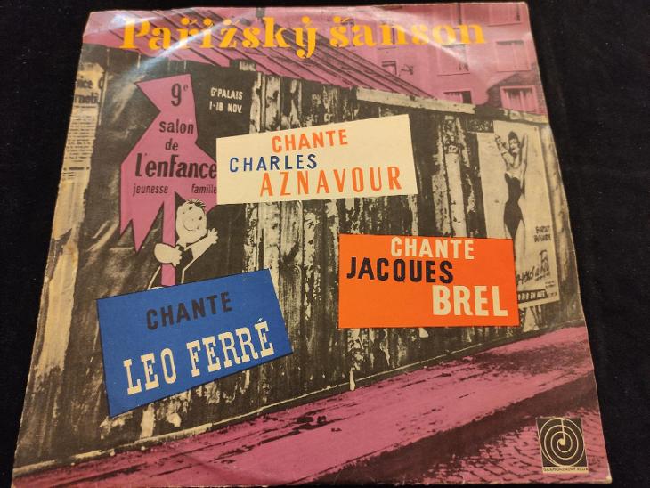 Pařížský šanson - Aznavour, Brel, Ferré (příloha s dobovými foto...)