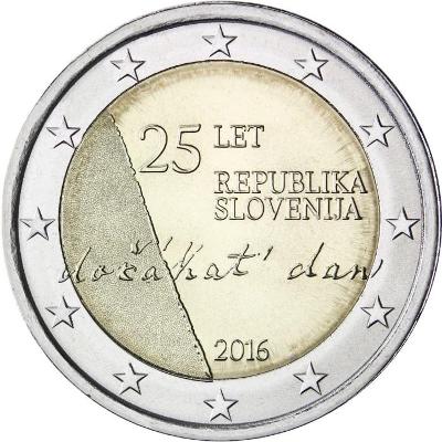 2 euro Slovinsko 2016 Nezávislost
