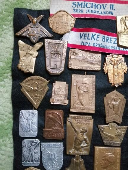 odznak sokol sokolský slet odznaky sokolské (orelské) sbírka odznaků - Odznaky, nášivky a medaile
