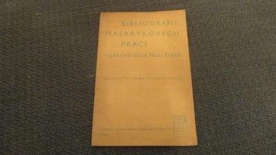 F. Bibliografie Masarykových prací  1936