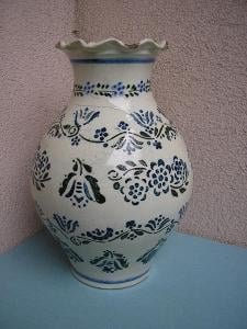 Stará velká kameninová váza
