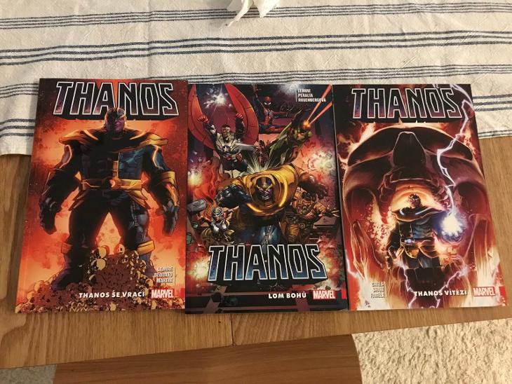 Thanos - 3 knihy  - Komiksy