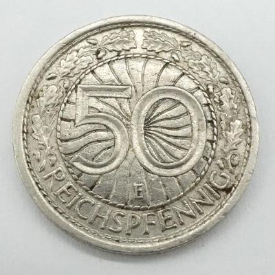 50 Reichspfennig 1932 E
