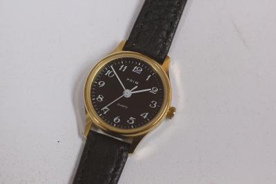 Dámské hodinky PRIM Quartz, černý číselník, nenošené