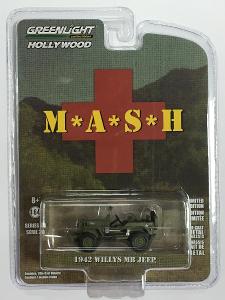 1942 Willys MB Jeep "M*A*S*H - Greenlight 1/64 (V12-b17)