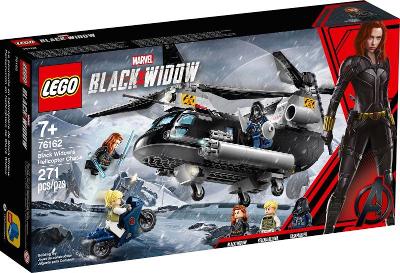 LEGO 76162 SUPER HEROES - Black Widow a honička ve vrtulníku