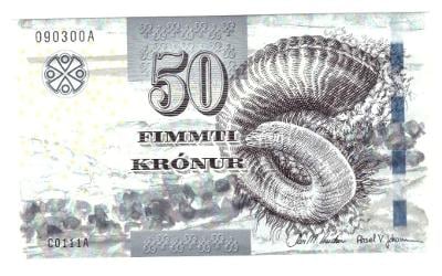 Faerské ostrovy 50 Kroner 2011 UNC 