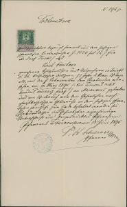 2A1048 Úmrtní list Třebel, Stříbro, r. 1895