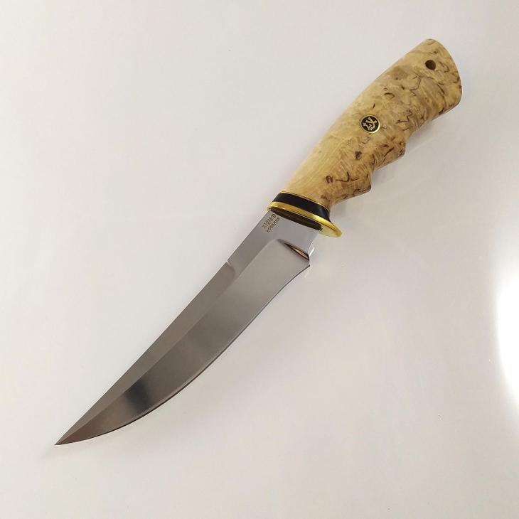 Vysoce kvalitní nůž Lovec - LEMAX  - H12MF - Karelská bříza