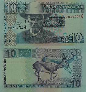 Namíbie 10 dollars P4c  UNC